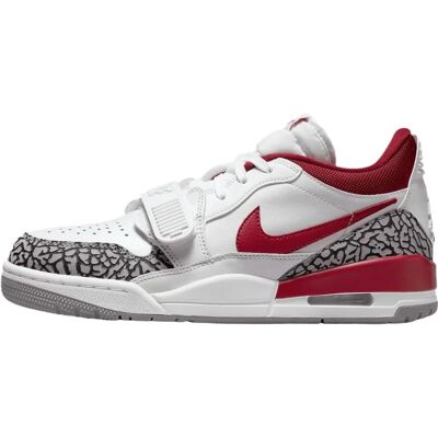 Nike Air Jordan Legacy 312 Low Blanc Ciment Rouge Gym Femmes - Baskets - Publicité Nike Air Jordan Legacy 312 Low Blanc Ciment Rouge Gym Femmes - Baskets - Publicité
