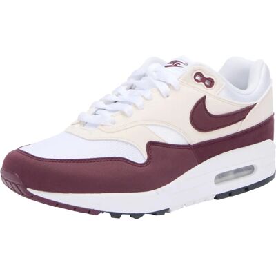 Nike Air Max 1 Hvid/Nat Maroon-Fantom - Sneakers Nike Air Max 1 Hvid/Nat Maroon-Fantom - Sneakers
