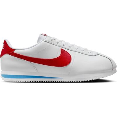 Nike Cortez Blanc et Rouge - Chaussures Décontractées - Publicité Nike Cortez Blanc et Rouge - Chaussures Décontractées - Publicité