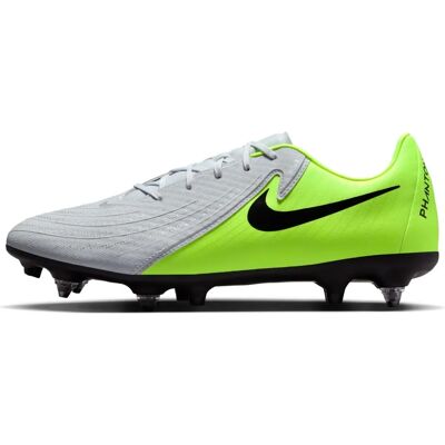 Nike Phantom GX II Academy Soft Ground Football Boots - Male - Silver/Volt Nike Phantom GX II Academy Soft Ground Football Boots - Male - Silver/Volt