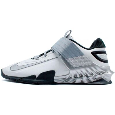Nike Savaleos SE Blanc Gris Baskets - Baskets - Publicité Nike Savaleos SE Blanc Gris Baskets - Baskets - Publicité