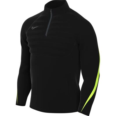 Nike Winter Warrior Therma-FIT Fußballtop - Herren - Schwarz/Volt Nike Winter Warrior Therma-FIT Fußballtop - Herren - Schwarz/Volt