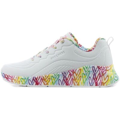 Skechers Uno Lite Exuberant Hearts Vit - Sneakers Skechers Uno Lite Exuberant Hearts Vit - Sneakers