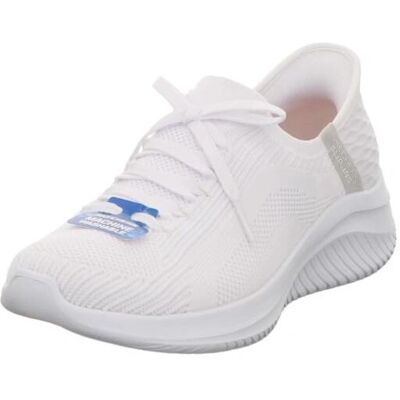 Skechers Damen Ultra Flex 3.0 Brilliant Slip In Trainings - Weiß - Turnschuhe Skechers Damen Ultra Flex 3.0 Brilliant Slip In Trainings - Weiß - Turnschuhe