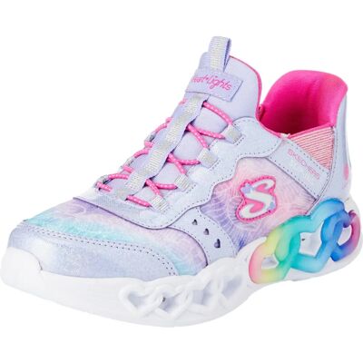 Chaussures pour Enfants Skechers à Lumières - Infinite Heart Lights - Lavande/Multicolore - Publicité Chaussures pour Enfants Skechers à Lumières - Infinite Heart Lights - Lavande/Multicolore - Publicité