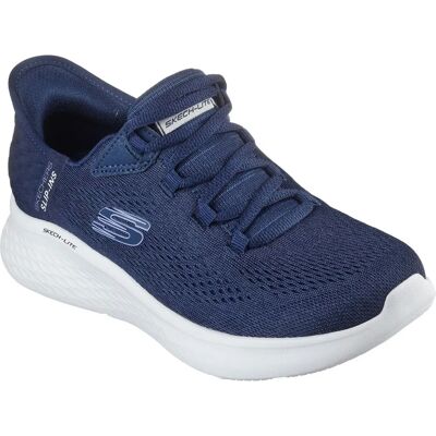 Skechers Skech Lite Pro Natural Beauty Slip-Ins Trainers - Multi/Navy - Size 3.5 Skechers Skech Lite Pro Natural Beauty Slip-Ins Trainers - Multi/Navy - Size 3.5