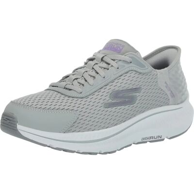 Skechers Go Run Sport sneakers beżowy szary różowy - Buty Skechers Go Run Sport sneakers beżowy szary różowy - Buty