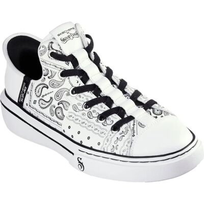 Chaussures Skechers Snoop One Slip-Ins Blanches - Baskets - Publicité Chaussures Skechers Snoop One Slip-Ins Blanches - Baskets - Publicité