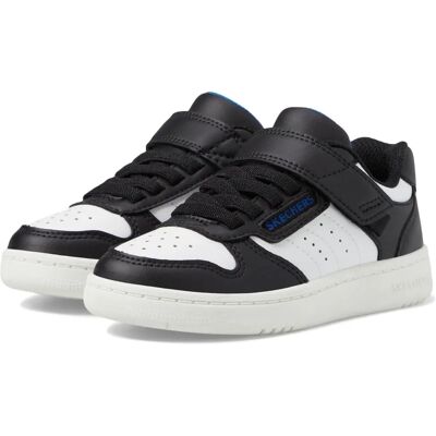 Skechers Quick Street Black White Sneakers - Court Style Low-Top Skechers Quick Street Black White Sneakers - Court Style Low-Top