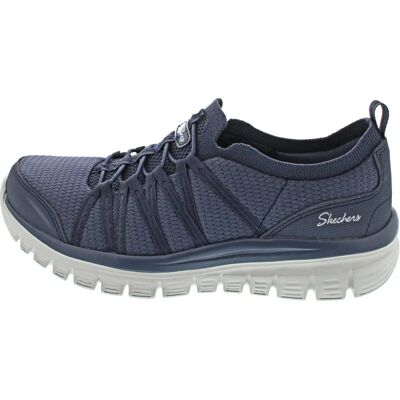 Skechers Graceful - Soft Soul Navy Slip-On Sneakers - Sneakers Skechers Graceful - Soft Soul Navy Slip-On Sneakers - Sneakers