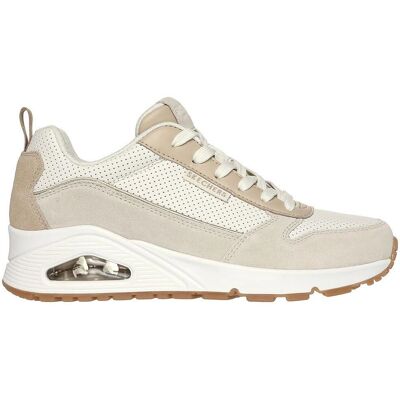 Skechers Uno-two veel plezier taupe/natuurlijk - Sneakers Skechers Uno-two veel plezier taupe/natuurlijk - Sneakers