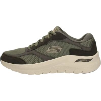 Skechers Uomo Arch Fit 2.0 The Keep Scarpe Verdi - Scarpe casual Skechers Uomo Arch Fit 2.0 The Keep Scarpe Verdi - Scarpe casual