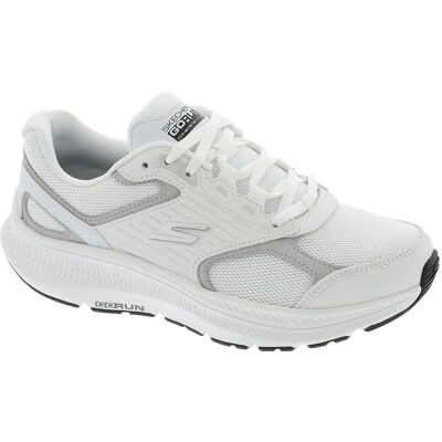 Skechers Women's Go Run Consistent 2.0 - Advantage White/ Silver - Running Shoes Skechers Women's Go Run Consistent 2.0 - Advantage White/ Silver - Running Shoes