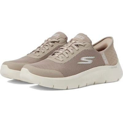Skechers Damskie Go Walk Flex - Slip-On Sneakers - Beżowe Skechers Damskie Go Walk Flex - Slip-On Sneakers - Beżowe