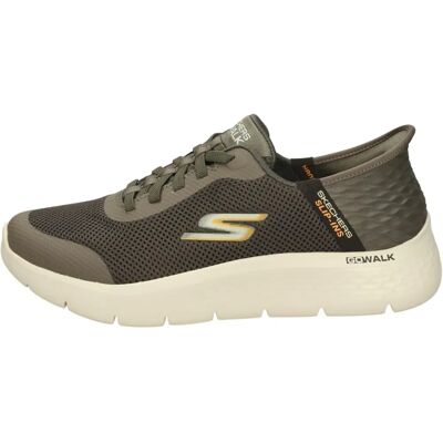 Skechers Uomo Marrone Slip-on - GO WALK Flex - Hands Up - Scarpe Skechers Uomo Marrone Slip-on - GO WALK Flex - Hands Up - Scarpe