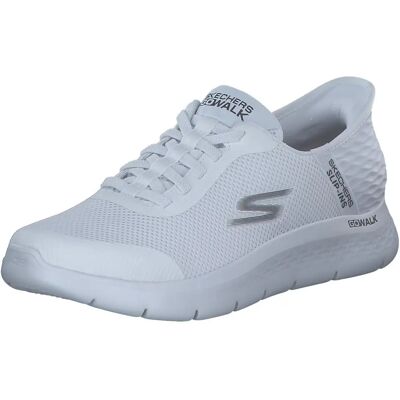 Skechers White Slip-In Sneakers - Casual Comfort Shoes Skechers White Slip-In Sneakers - Casual Comfort Shoes