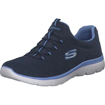 Skechers Summits Navy Sneakers - Tal Plat - Fitness - Publicité Skechers Summits Navy Sneakers - Tal Plat - Fitness - Publicité