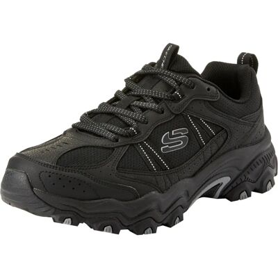 Skechers Stamina AT Upper Stitch Sneakers - Het hele jaar, Zwart, Mannen Skechers Stamina AT Upper Stitch Sneakers - Het hele jaar, Zwart, Mannen