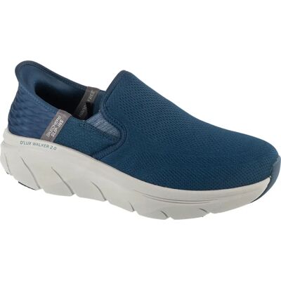 Skechers Herren D'Lux Walker 2.0 Reeler Memory Foam Turnschuhe Marine - Trainers Skechers Herren D'Lux Walker 2.0 Reeler Memory Foam Turnschuhe Marine - Trainers