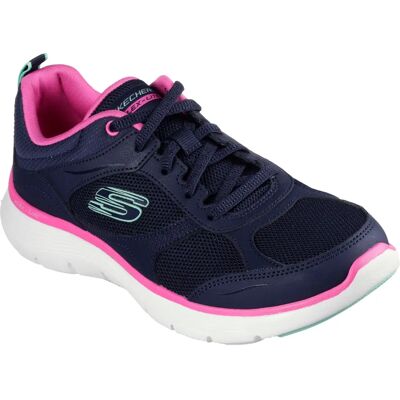 Skechers Women's Flex Appeal 5.0 Trainers - Navy/Pink - Fitness Skechers Women's Flex Appeal 5.0 Trainers - Navy/Pink - Fitness