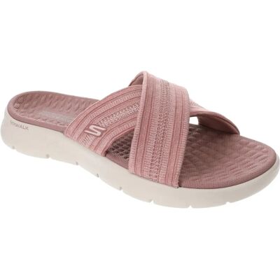 Skechers GO Walk Flex Sandale Impressed mauve - Publicité Skechers GO Walk Flex Sandale Impressed mauve - Publicité