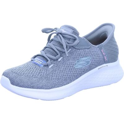 Skechers Women's Skech-Lite Pro Natural Grey Casual Trainers - Shoes Skechers Women's Skech-Lite Pro Natural Grey Casual Trainers - Shoes