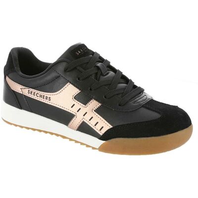 Baskets Skechers Zinger Roads Noirs Métalliques - Chaussures décontractées - Publicité Baskets Skechers Zinger Roads Noirs Métalliques - Chaussures décontractées - Publicité