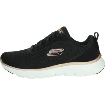 Skechers Black/Rose Gold Flex Appeal 5.0 Sneakers - All Year Comfort Skechers Black/Rose Gold Flex Appeal 5.0 Sneakers - All Year Comfort