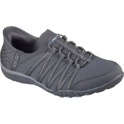 Scarpe Skechers Breathe-Easy Roll-With-Me Charcoal Slip-On Scarpe Skechers Breathe-Easy Roll-With-Me Charcoal Slip-On