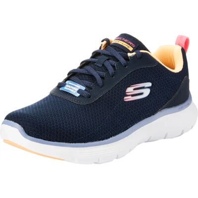 Skechers Flex Appeal 5.0 Navy Multi Trim Trainers - Sports Shoes Skechers Flex Appeal 5.0 Navy Multi Trim Trainers - Sports Shoes