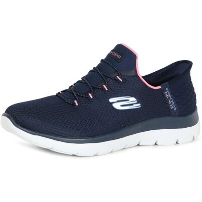 Skechers Damskie Summits Diamond Dream Navy/Pink Slip-On Buty Skechers Damskie Summits Diamond Dream Navy/Pink Slip-On Buty