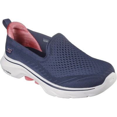 Skechers Vina Slip-On Träningsskor - Kvinnor - Marin/Koral - Storlek 36 Skechers Vina Slip-On Träningsskor - Kvinnor - Marin/Koral - Storlek 36