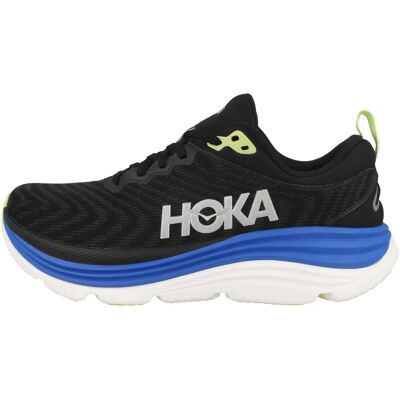 HOKA Hommes Chaussures de Course Gaviota 5 - Noir / Cobalt Électrique - Publicité HOKA Hommes Chaussures de Course Gaviota 5 - Noir / Cobalt Électrique - Publicité