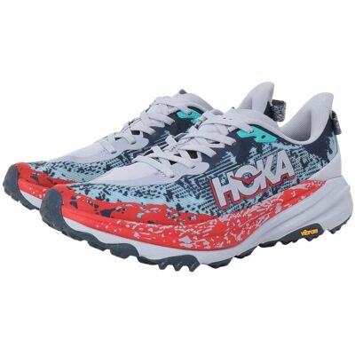 HOKA Mężczyźni Speedgoat 6 - Buty trailowe - GULL/Stormy Skies HOKA Mężczyźni Speedgoat 6 - Buty trailowe - GULL/Stormy Skies