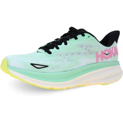 Hoka One One Clifton 9 Chaussures de course vertes légères - Chaussures - Publicité Hoka One One Clifton 9 Chaussures de course vertes légères - Chaussures - Publicité