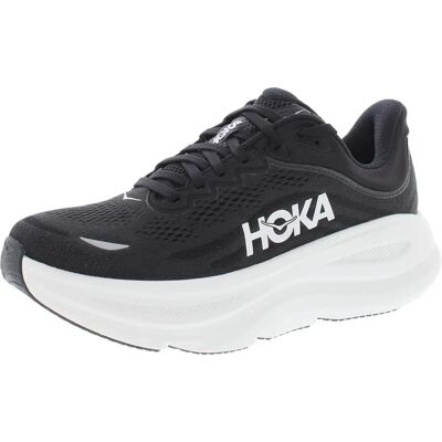 HOKA Women's Bondi 9 Black/White Road Shoes - Shoe HOKA Women's Bondi 9 Black/White Road Shoes - Shoe
