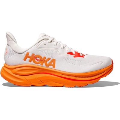 HOKA - Clifton 10 - Frost/Orange Zest - 3.5 - Shoes HOKA - Clifton 10 - Frost/Orange Zest - 3.5 - Shoes