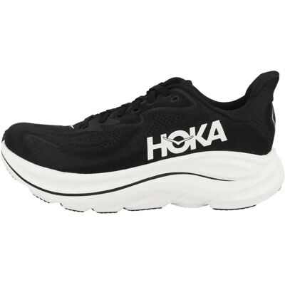 HOKA Women's Clifton 10 Wide Road Running Shoes - Black/White HOKA Women's Clifton 10 Wide Road Running Shoes - Black/White
