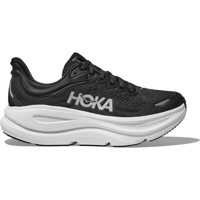 HOKA Kvinde Bondi 9 Sorte/Hvide Løbesko HOKA Kvinde Bondi 9 Sorte/Hvide Løbesko