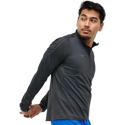 HOKA Homem Jaqueta com Meio Zíper GlideTech - Jaqueta HOKA Homem Jaqueta com Meio Zíper GlideTech - Jaqueta