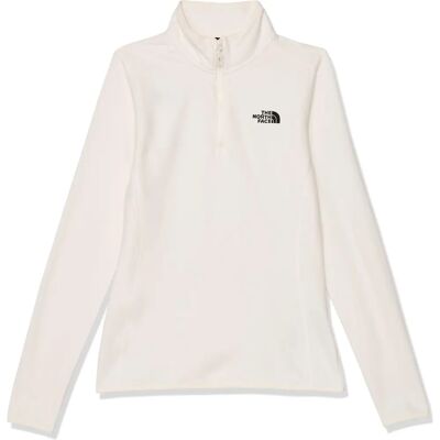 The North Face 100 Glacier Fleece 1/4 Zip Mujeres - dune blanco npf The North Face 100 Glacier Fleece 1/4 Zip Mujeres - dune blanco npf