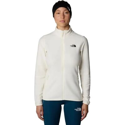 The North Face W 100 GLACIER FZ - EU - Weiß Fleecejacke Damen The North Face W 100 GLACIER FZ - EU - Weiß Fleecejacke Damen