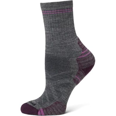 Smartwool Womens Hike Targeted Cushion Mid Crew Socks - Medium Grey Smartwool Womens Hike Targeted Cushion Mid Crew Socks - Medium Grey
