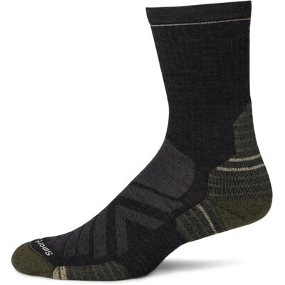 Smartwool Mens Hike Targeted Cushion Mid Crew Socks - Charcoal - Socks Smartwool Mens Hike Targeted Cushion Mid Crew Socks - Charcoal - Socks