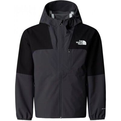 North Face Kids' Hike Packable Shell Jacket - Waterproof, Grey North Face Kids' Hike Packable Shell Jacket - Waterproof, Grey