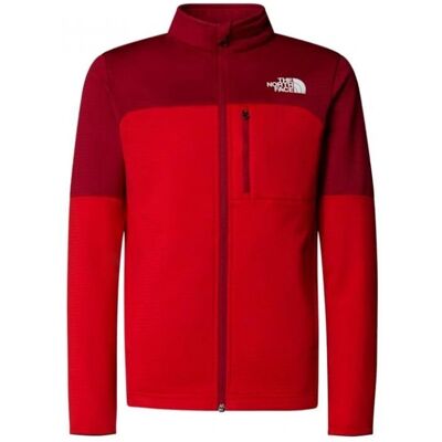 The North Face Teen Hike Midlayer Fleecejacka - Röd The North Face Teen Hike Midlayer Fleecejacka - Röd