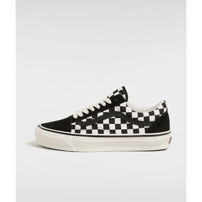 Vans Old Skool Checkerboard Cipők - Gördeszkás Stílus Vans Old Skool Checkerboard Cipők - Gördeszkás Stílus