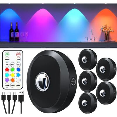Luz de Armário RGB Recarregável Willed - Iluminação de Cozinha Luz de Armário RGB Recarregável Willed - Iluminação de Cozinha
