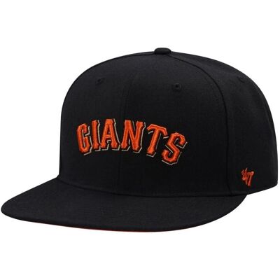 47BRAND San Francisco Giants Schwarze Cap - Baseball 47BRAND San Francisco Giants Schwarze Cap - Baseball