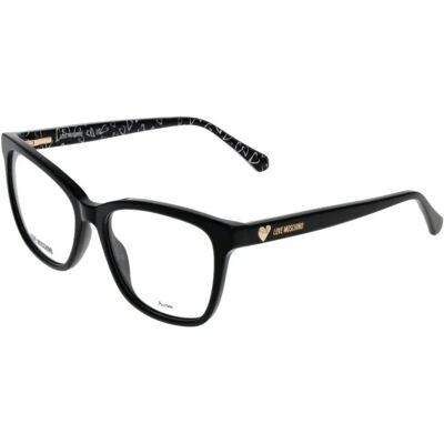 Love Moschino Eyewear Frames - Black Pattern - Optical Frames Love Moschino Eyewear Frames - Black Pattern - Optical Frames